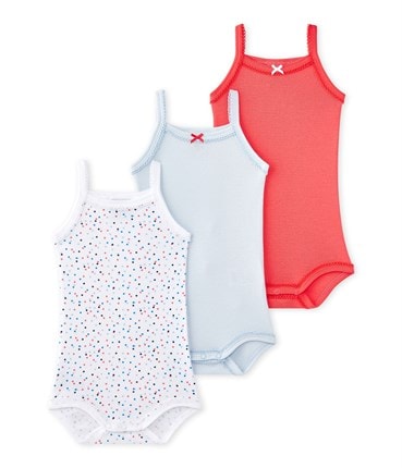 Bodys bébé à bretelles Petit Bateau