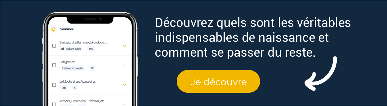 Idée liste de naissance : quels sont les indispensables ? Exemple et  checklist à télécharger gratuitement