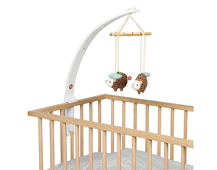 Fixation Support Lit pour Mobile en Bois Blanc - Ma Baby Checklist