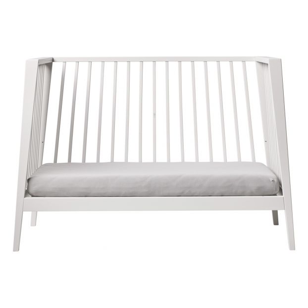 Lit bébé SOFAMO Linea blanc lit barreaux Pas Cher 