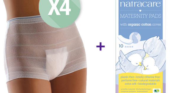 Serviettes menstruelles de maternité, serviette hygiénique post-partum avec  avertissement de saignement super absorbant pour [O305]