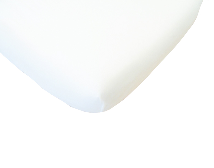 Drap Housse Coton Bio pour Berceau - 40x80 cm, Blanc - Ma Baby Checklist