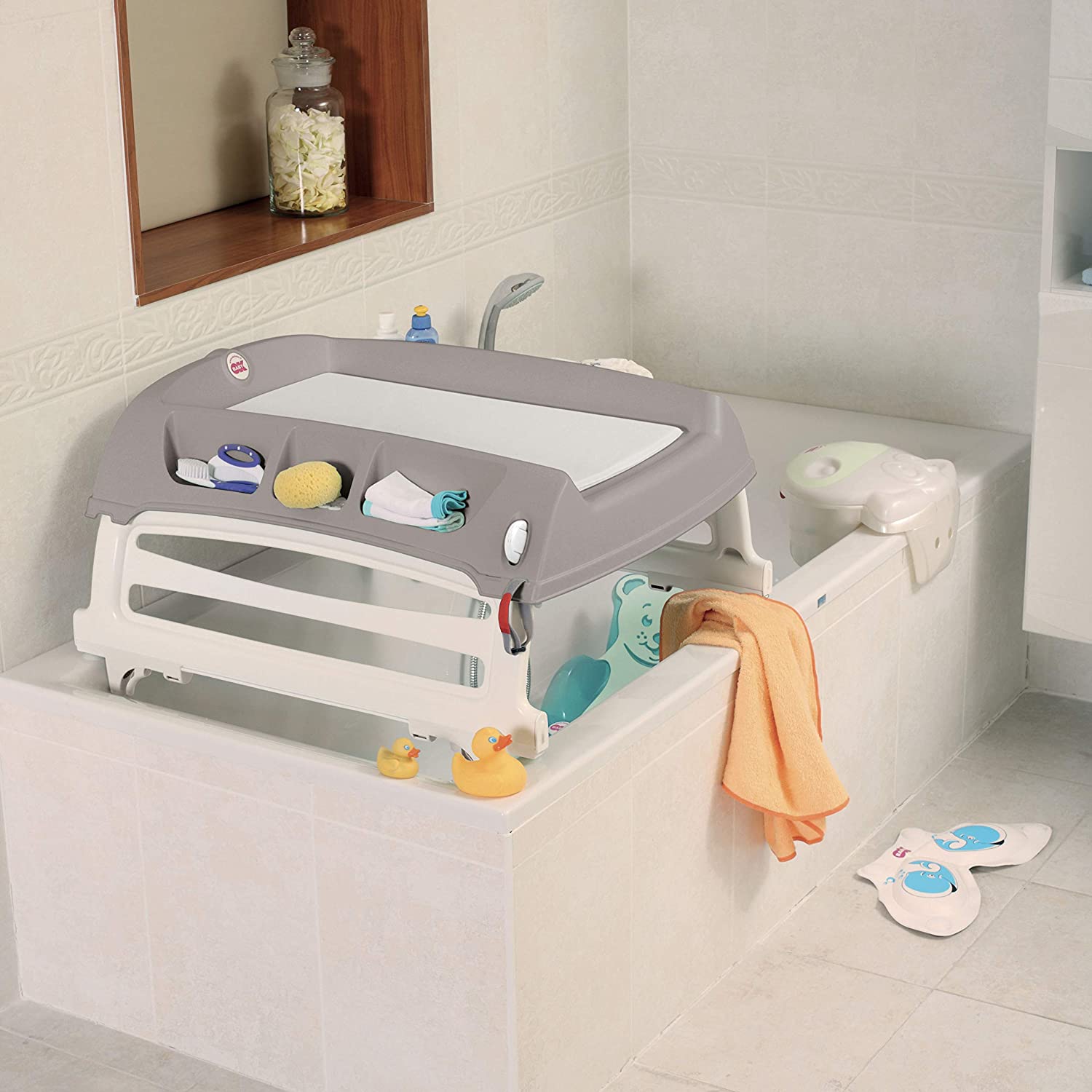 Flat Table à Langer, Plan à Langer pour Baignoire, Table ou Lit Bébé Ma Baby Checklist